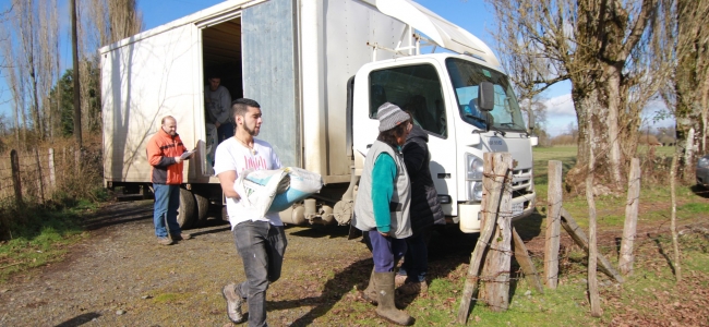 PRODESAL Entrega Fertilizante para Mejorar la Productividad de los Suelos PRODESAL Entrega Fertilizante para Mejorar la Productividad de los Suelos